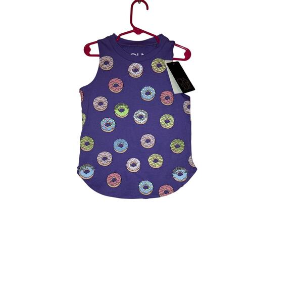 NWT Chasor light purple donut tank top size 5 girls - Picture 1 of 6